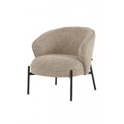Fauteuil Carl taupe
