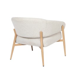 Fauteuil Curve chêne beige