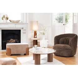Fauteuil Chama marron