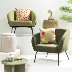 Fauteuil Dany vert clair