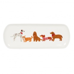 Coffret plat rectangulaire Ouaf 14x36,5 cm