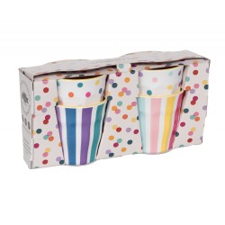 Coffret de 4 gobelets Festive