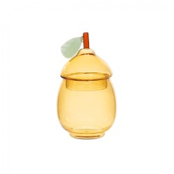 Bonbonnière verre forme poire