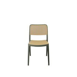 Chaise Karl kaki (lot de 4)