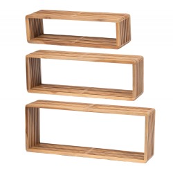 set de 3  etageres calopsite