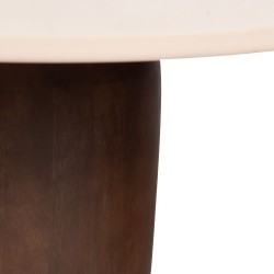 Set de 2  tables basses avec pieds en bois