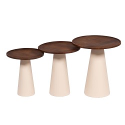 Set de 3  bouts de canapé