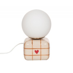 Lampe chevet Maya coeur