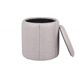 Tabouret Olivia taupe
