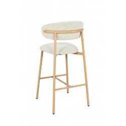 Tabouret de bar Curve chêne (lot de 2)
