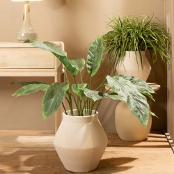 vase avila blanc 35 cm