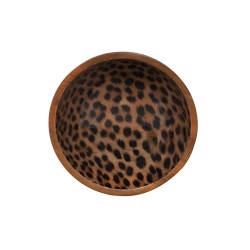 Coupelle Léopard en manguier 18 cm