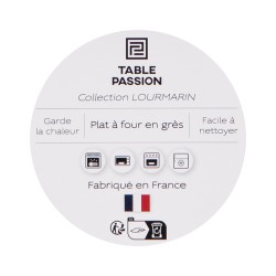 Plat crème Lourmarin 30x20 cm