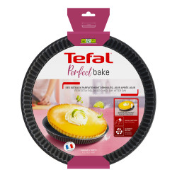 Tefal J4090813 Proflex Moule à Tarte 27 cm - Epicerie au meilleur