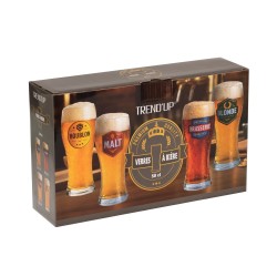 Coffret de 4 verres Brasserie 50 cl