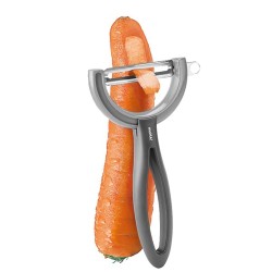 Éplucheur réversible avec lame droite en inox