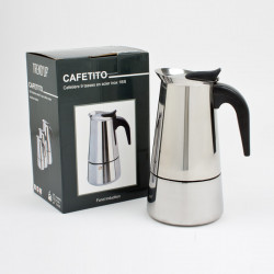Cafetiere inox 18/8 induction 9 tasses