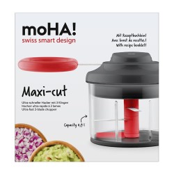Maxi-cut hachoir ultra-rapide à 3 lames 0.9l