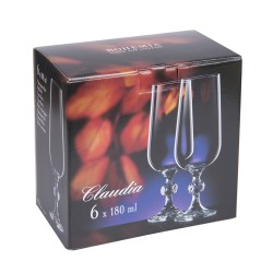 Flûte à Champagne Claudia Panto 18 cl (lot de 6)