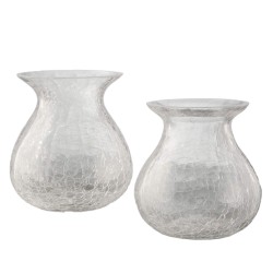 Vase Oignon craquelé 18 cm
