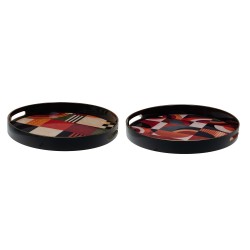 Plateau rond Calida 37 cm (1 modèle aléatoire)