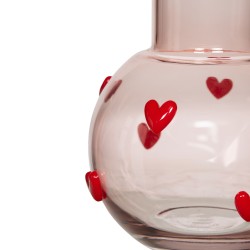 Vase verre Cœur 17 cm
