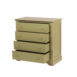 Commode 4 tiroirs en bois vert L80 cm Canopée