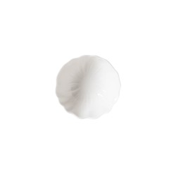 Coupelle Dahlia blanche 15 cm (lot de 3)