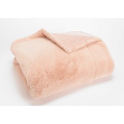 Plaid luxe rose 170x240 cm