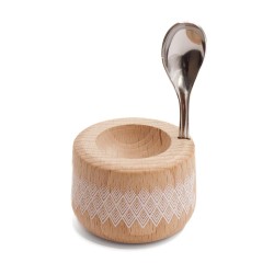 Coquetier avec cuillère...