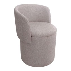 Pouf fauteuil Eclipse taupe