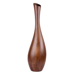 Vase 60 cm effet bois Kalypsos