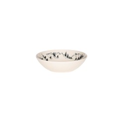 Coupelle Alpages noir 17 cm (lot de 3)
