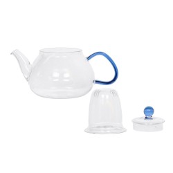 Coffret Théière avec 2 tasses Zenya bleu 70 cl
