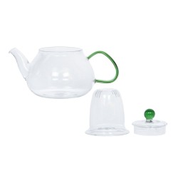 Coffret théière avec 2 tasses Zenya vert 70 cl