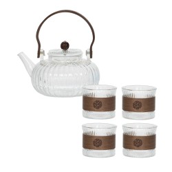 Coffret théière avec 4...