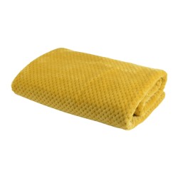 Plaid damier moutarde...