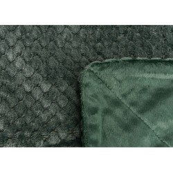 Plaid damier forêt 130x170 cm