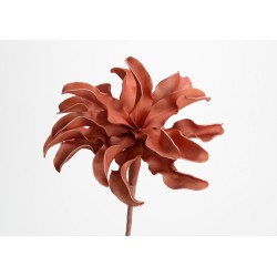 Fleur Cumbia en mousse EVA terracotta 54 cm