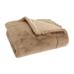 Plaid Luxe taupe 130x170 cm