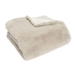 Plaid Luxe gris clair...