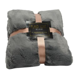 Plaid uxe anthracite 130x170 cm