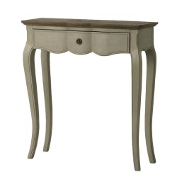 Console 1 tiroir beige en...