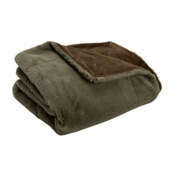 Plaid Luxe kaki 130x170 cm