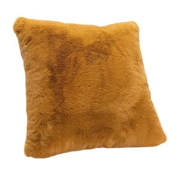 Coussin Luxe camel 50x50 cm