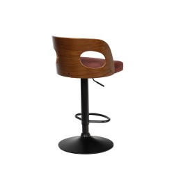 Tabouret de bar Émilie terracotta 65 cm
