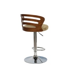 Tabouret de bar réglable Emilio vert 65-75 cm