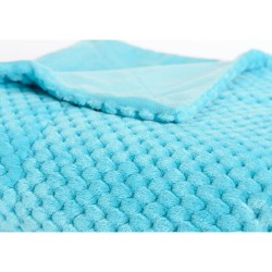Plaid Damier Lagon 130x170 cm