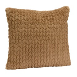 Coussin Chevron taupe 40x40 cm