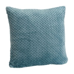 Coussin Damier bleu 40x40 cm